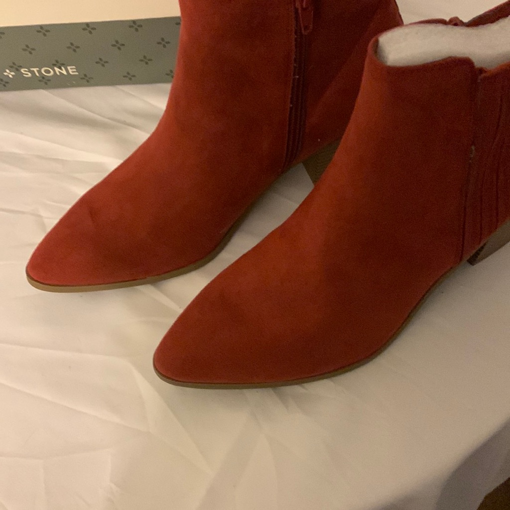 Rust Suede Boot